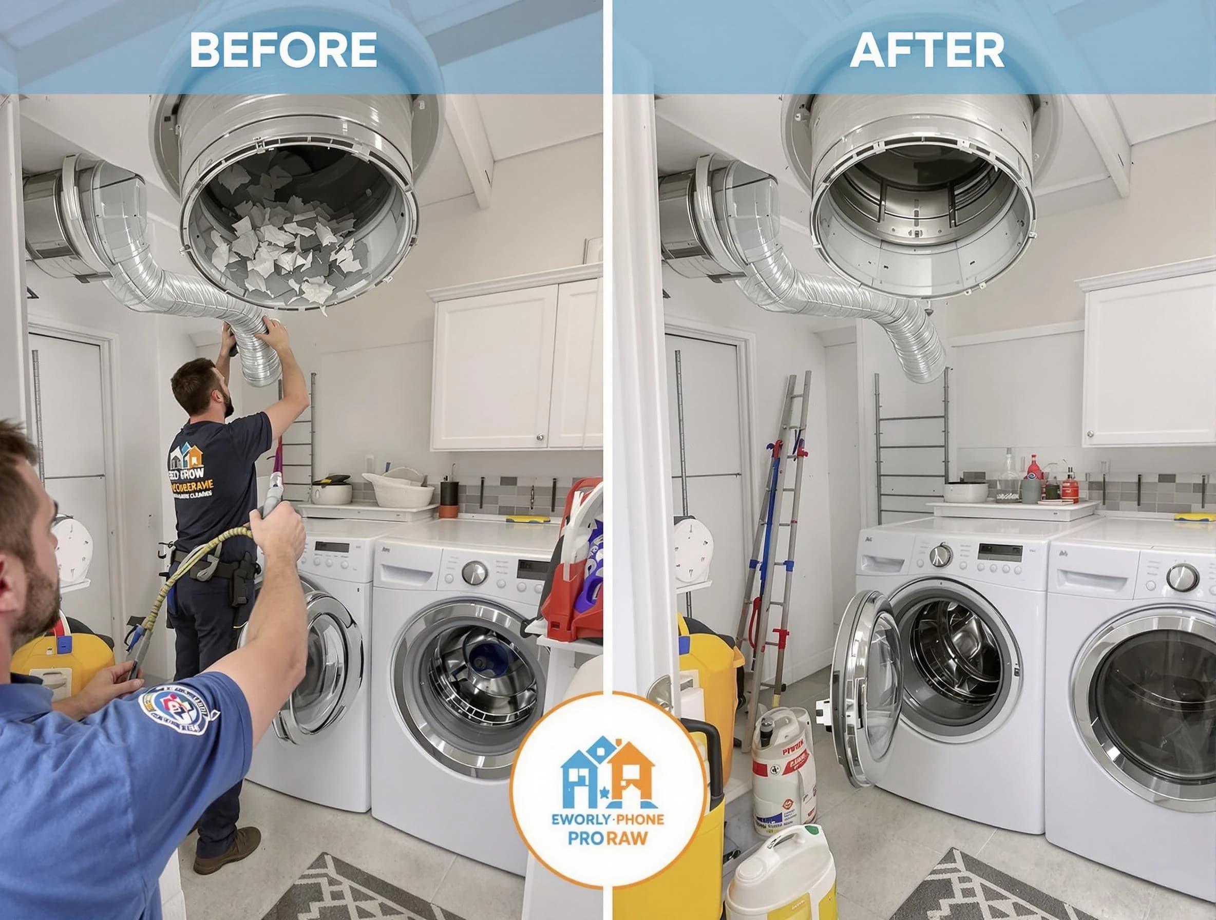 Residential dryer vent cleaning by Providence Dryer Vent Cleaning in Providence