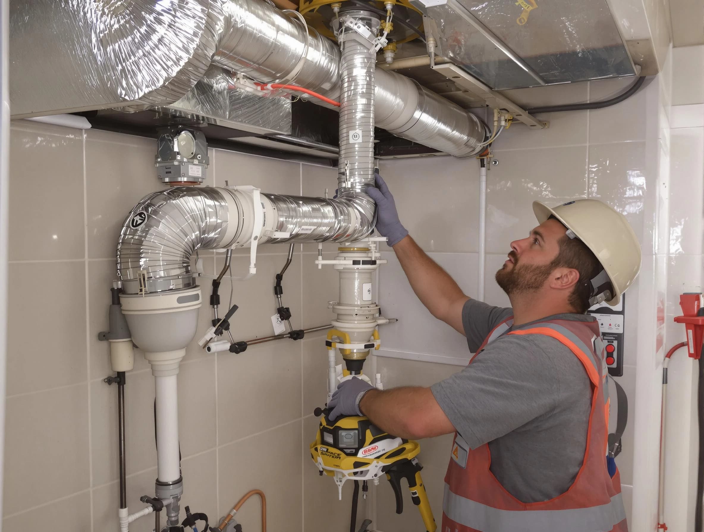 Providence Dryer Vent Cleaning expert performing professional dryer vent repair and installation in Providence