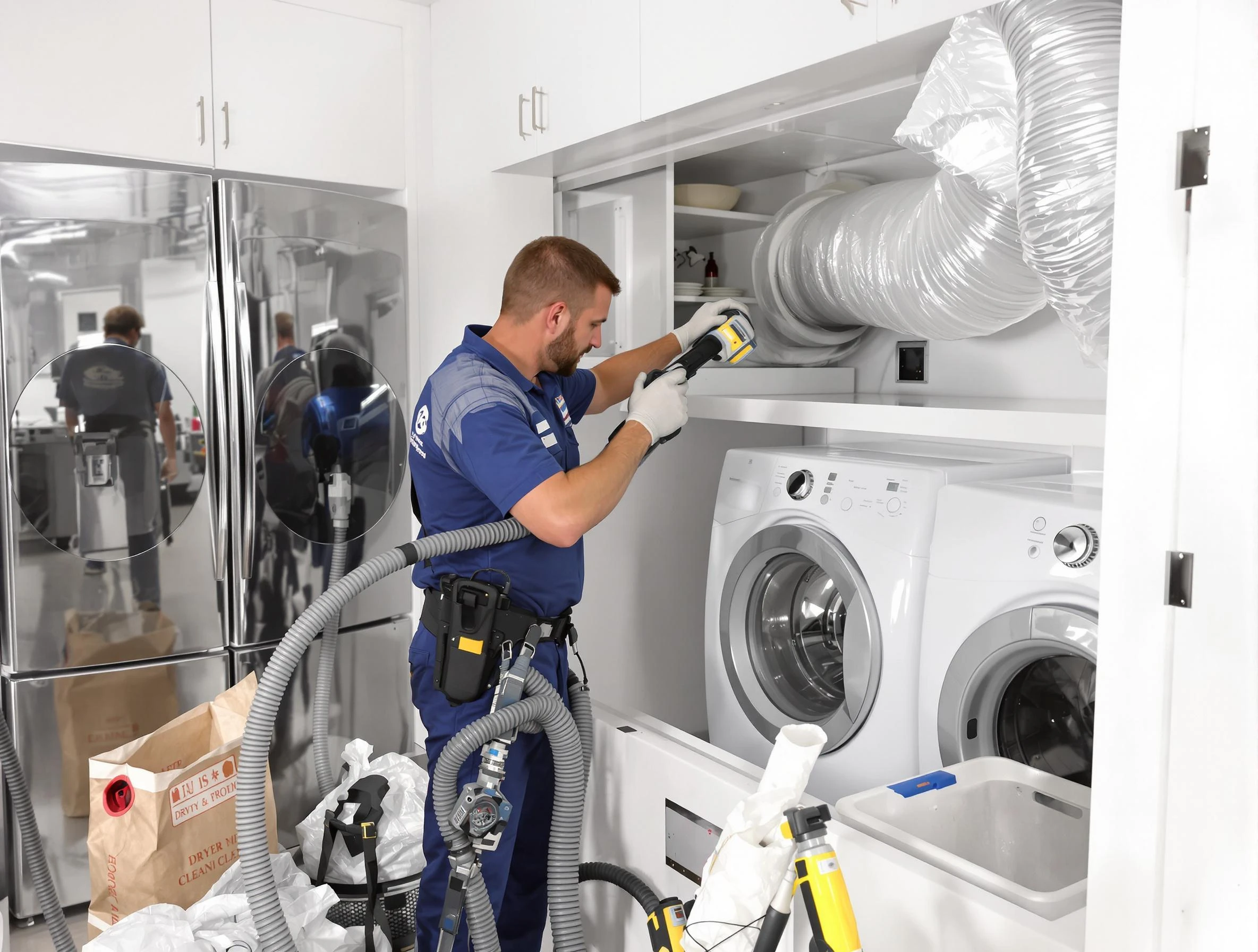 Professional duct cleaning by Providence Dryer Vent Cleaning in Providence
